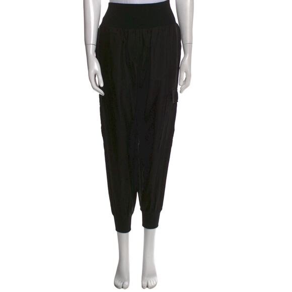 Cinq à Sept Giles Cupro Crop Cargo Joggers size XS - Picture 5 of 5